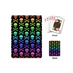Rainbow Skull and Crossbones  Playing Cards (Mini)