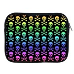 Rainbow Skull and Crossbones  Apple iPad 2/3/4 Zipper Case