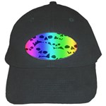 Rainbow Skull Collection Black Cap