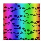 Rainbow Skull Collection Tile Coaster