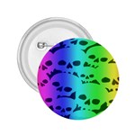 Rainbow Skull Collection 2.25  Button