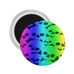 Rainbow Skull Collection 2.25  Magnet