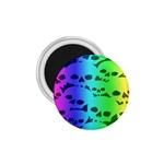 Rainbow Skull Collection 1.75  Magnet