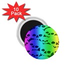 Rainbow Skull Collection 1.75  Magnet (10 pack) 