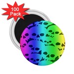 Rainbow Skull Collection 2.25  Magnet (100 pack) 