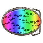 Rainbow Skull Collection Belt Buckle