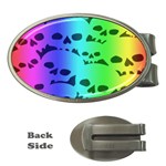 Rainbow Skull Collection Money Clip (Oval)