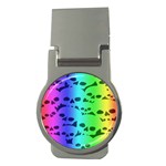 Rainbow Skull Collection Money Clip (Round)