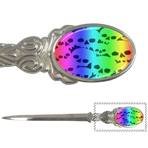 Rainbow Skull Collection Letter Opener from ArtsNow.com Front