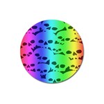 Rainbow Skull Collection Magnet 3  (Round)