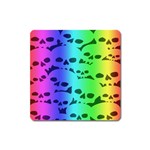 Rainbow Skull Collection Magnet (Square)