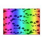 Rainbow Skull Collection Sticker A4 (10 pack)