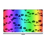 Rainbow Skull Collection Business Card Holder