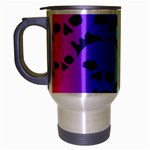 Rainbow Skull Collection Travel Mug (Silver Gray)