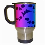 Rainbow Skull Collection Travel Mug (White)