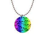 Rainbow Skull Collection 1  Button Necklace