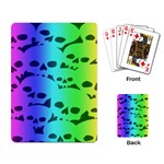 Rainbow Skull Collection Playing Cards Single Design