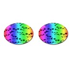 Rainbow Skull Collection Cufflinks (Oval)