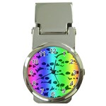 Rainbow Skull Collection Money Clip Watch