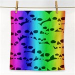 Rainbow Skull Collection Face Towel