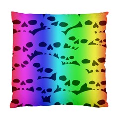 Rainbow Skull Collection Cushion Case (Two Sides) from ArtsNow.com Front