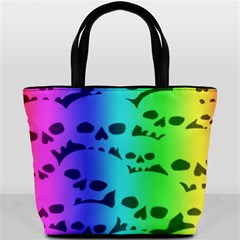 Rainbow Skull Collection Bucket Bag from ArtsNow.com Front