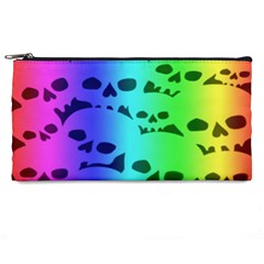 Rainbow Skull Collection Pencil Case from ArtsNow.com Front