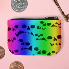 Rainbow Skull Collection Mini Coin Purse from ArtsNow.com Back