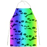 Rainbow Skull Collection Full Print Apron