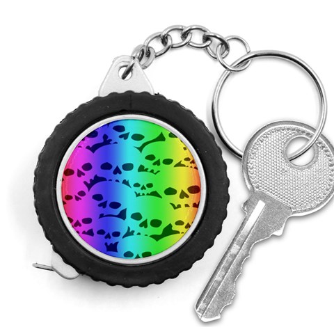 Rainbow Skull Collection Measuring Tape from ArtsNow.com Front