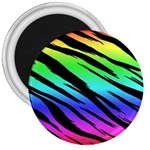Rainbow Tiger 3  Magnet