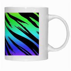 Rainbow Tiger White Mug from ArtsNow.com Right