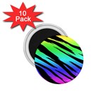 Rainbow Tiger 1.75  Magnet (10 pack) 