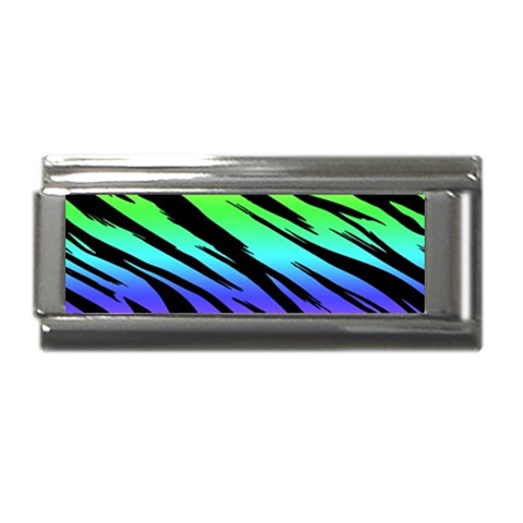 Rainbow Tiger Superlink Italian Charm (9mm) from ArtsNow.com Front