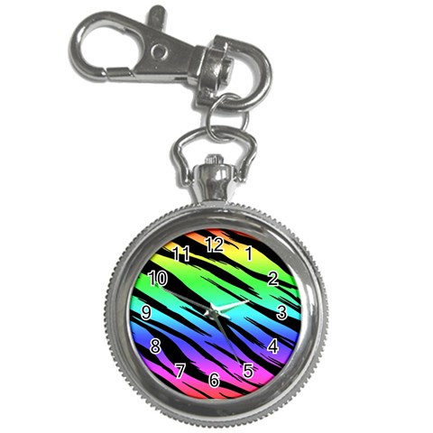 Rainbow Tiger Key Chain Watch from ArtsNow.com Front
