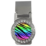 Rainbow Tiger Money Clip (CZ)