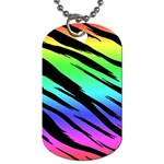 Rainbow Tiger Dog Tag (One Side)