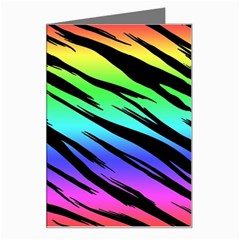 Rainbow Tiger Greeting Card from ArtsNow.com Left