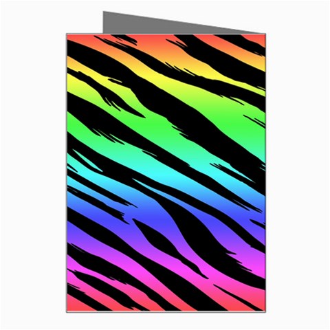 Rainbow Tiger Greeting Card from ArtsNow.com Right