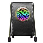 Rainbow Tiger Pen Holder Desk Clock