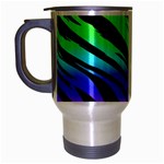 Rainbow Tiger Travel Mug (Silver Gray)
