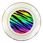 Rainbow Tiger Porcelain Plate