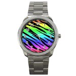Rainbow Tiger Sport Metal Watch