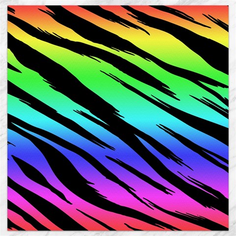 Rainbow Tiger Canvas 12  x 12  from ArtsNow.com 11.4 x11.56  Canvas - 1