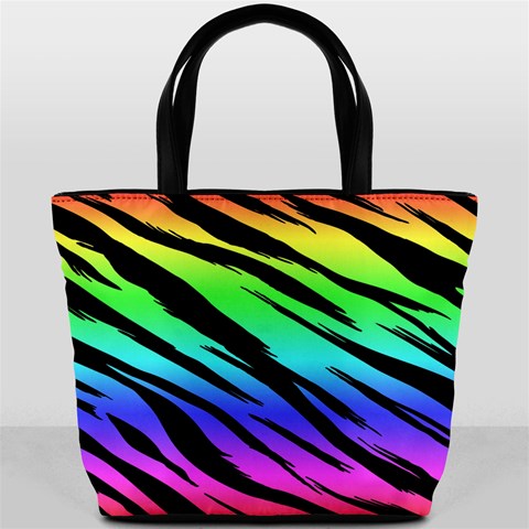 Rainbow Tiger Bucket Bag from ArtsNow.com Front