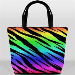Rainbow Tiger Bucket Bag from ArtsNow.com Back