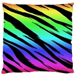 Rainbow Tiger Large Cushion Case (One Side)