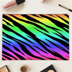 Rainbow Tiger Cosmetic Bag (XXL) from ArtsNow.com Back