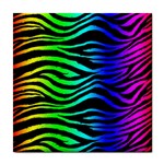 Rainbow Zebra Tile Coaster