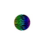 Rainbow Zebra 1  Mini Magnet